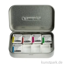 Schmincke AKADEMIE Aquarell Set - Neonfarben, 5 x 1/2 Näpfchen