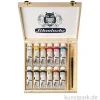 Schmincke AKADEMIE Ölfarben Holzkasten, 12 x 60 ml