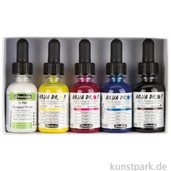 Schmincke AQUA Drop Set, Basic, 5 x 30 ml