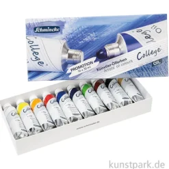 Schmincke COLLEGE Ölfarben Kartonset, 10 x 35 ml