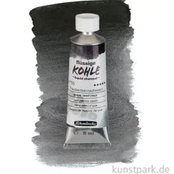 Schmincke Flüssige Kohle Traubenkernschwarz 15 ml