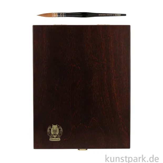 Schmincke HORADAM Aquarellkasten, Holz, 24 x 15 ml Tuben + Pinsel