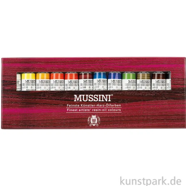 Schmincke MUSSINI Ölfarben Kartonset, 12 x 15 ml