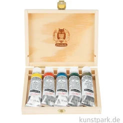 Schmincke MUSSINI Ölfarben - Glazing Set, Evan Woodruffe, 5 x 15 ml