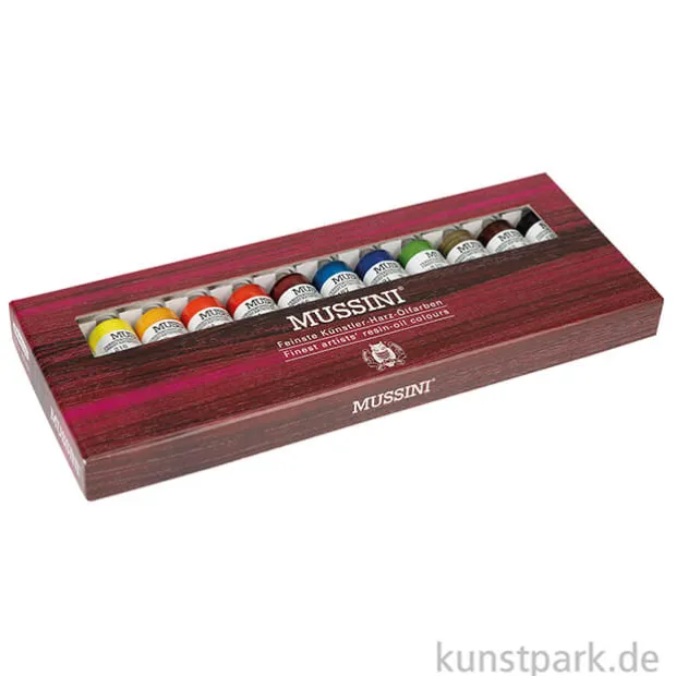Schmincke MUSSINI Ölfarben Kartonset, 12 x 15 ml