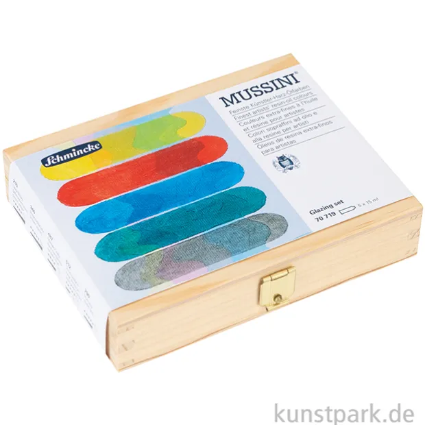 Schmincke MUSSINI Ölfarben - Glazing Set, Evan Woodruffe, 5 x 15 ml
