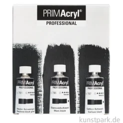 Schmincke PRIMAcryl Set - Schwarztöne, 3 x 35 ml