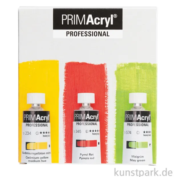 Schmincke PRIMAcryl Set - Neue Farbtöne, 3 x 35 ml