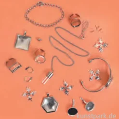 Schmuckzubehör - Silber Box, 20-teilig