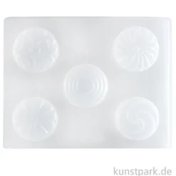 Seifenform - 5 runde Dekore