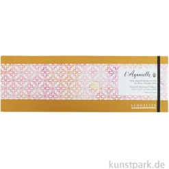 Sennelier Aquarell Skizzenbuch, Panorama, 10 x 30 cm, 20 Blatt, 300g
