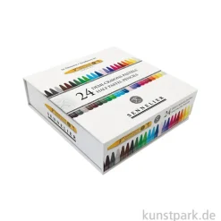 Sennelier Pastellstifte Set - 24 halbe Pastellstifte in Kartonbox