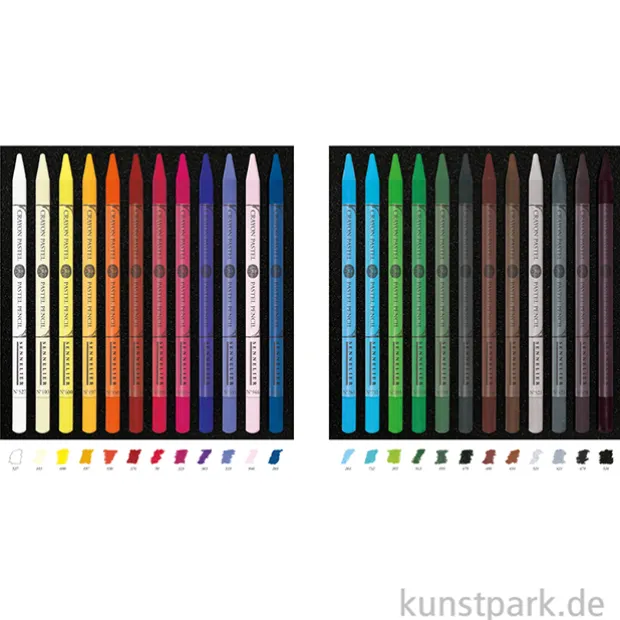 Sennelier Pastellstifte Set - 24 Pastellstifte in Kartonbox