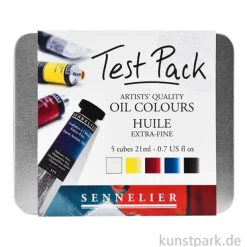 Sennelier RIVE Gauche Ölfarben - 5 x 21 ml, Test Pack