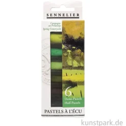 Sennelier Softpastell ECU - 6 x 1/2 Stifte, Frühlingslandschaft