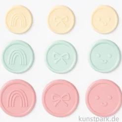 Siegel Sticker - CANDY, 9 Stück