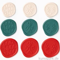 Siegel Sticker - CHRISTMAS, 9 Stück