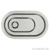 Silikon Gießform - Kerzenständer Oval, 18,5 x 10,3 x 2,5 cm