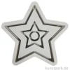 Silikon Gießform - Kerzenständer Stern, 18,5 x 18,5 x 2,5 cm