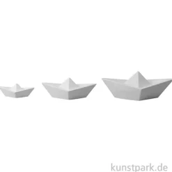 Silikon Gießformen Set - Origami Boote, 3-teilig, 8-16 cm