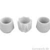 Silikon Gießformen Set - Töpfchen, 3-teilig, 7 x 5,5 cm