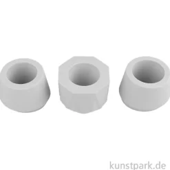 Silikon Gießformen Set - Töpfchen, 3-teilig, 7 x 5,5 cm