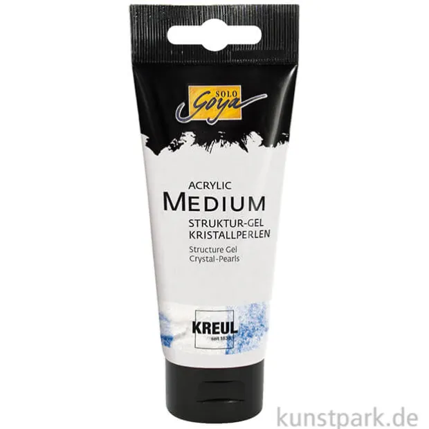 Solo Goya Acryl Strukturgel, Kristallperlen, 100 ml