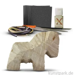 Speckstein Set - Pferd mit Zubehör