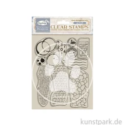 Stamperia Acrylic Stamps - Create Happiness Dewdrops Backgrounds
