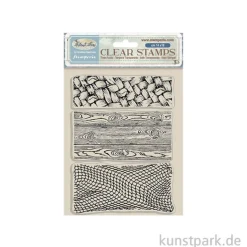 Stamperia Acrylic Stamps - Silent Sea Textures