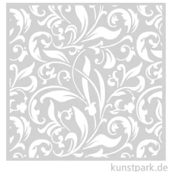 Stamperia Schablone - Rose Parfum Texture, 18 x 18 cm