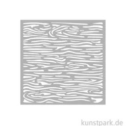 Stamperia Schablone - Silent Sea Wood Pattern, 12 x 12 cm