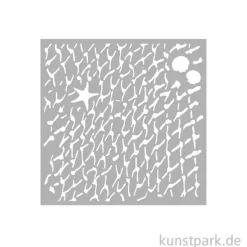 Stamperia Schablone - Silent Sea Net, 12 x 12 cm