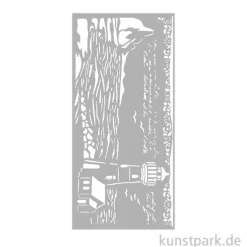 Stamperia Schablone - Silent Sea Lighthouse, 12 x 25 cm