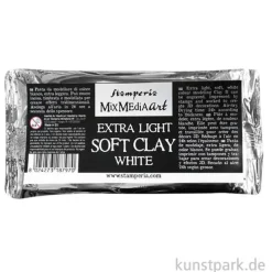 Stamperia Soft Clay Modelliermasse, Extra leicht, Weiß, 160 g