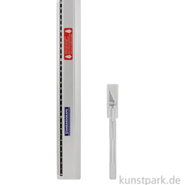 Standardgraph 2-teiliges Schneide-Set mit Cutter und Lineal