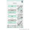 Stanzteile - Meine Konfirmation, Mint, 312 Stück
