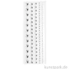 Strasssteine selbstklebend, Silber, 5 Größen, 114 Stück