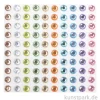 Strasssteine selbstklebend, Pastellfarben, 5 mm, 100 Stück