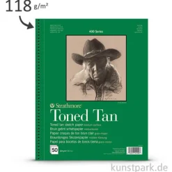 Strathmore Artist Paper 400 - Skizzenpapier Toned Tan, 118g