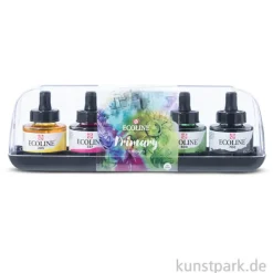 Talens ECOLINE Primärfarben Set mit 5 Gläsern 30 ml