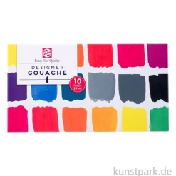 Talens Gouache Set Extra Fine - Basis Set, 10 x 20 ml Tuben
