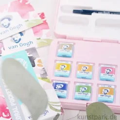 Talens VAN GOGH Aquarell Pocket Box - Frau Hölle Edition Floral