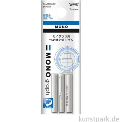 Tombow Radierer für Druckbleistift MONO graph, 3 Stück