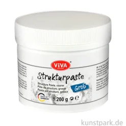 Viva Decor Strukturpaste Grob, Weiß, 1200g