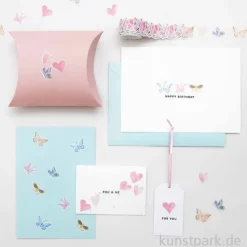 Washi Sticker - Painted Love, 200 Aufkleber