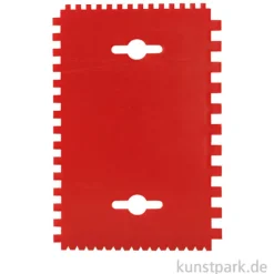 Zahnspachtel 2-seitig groß